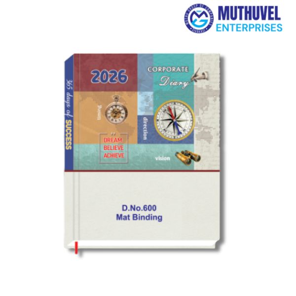 600-Colour design mat laminated cover hard bound binding