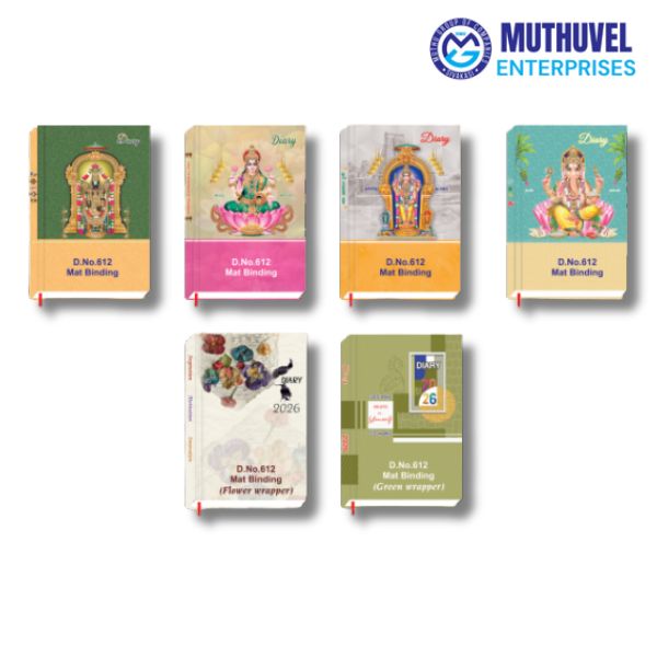 612-Colour design mat laminated cover hard bound binding