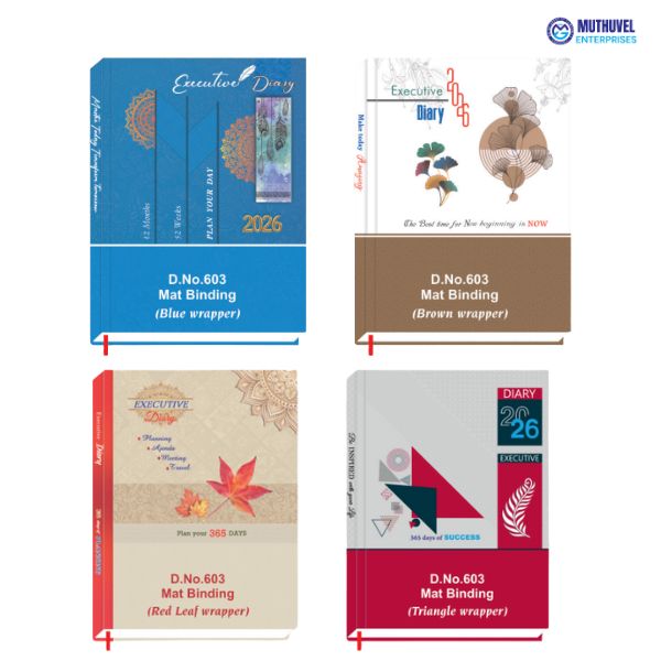 603-Colour design mat laminated cover hard bound binding