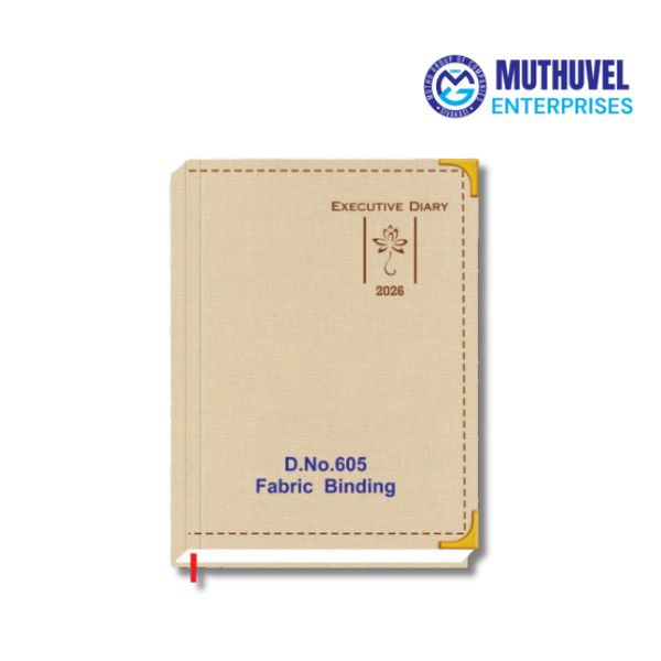 605-Fabric cover hard bound binding